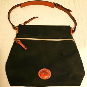 Dooney and Bourke authentic black canvas handbag